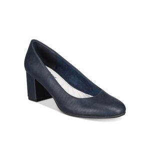 Easy Street Proper Pump Navy Faux Suede NEW Size 11 NWOT
